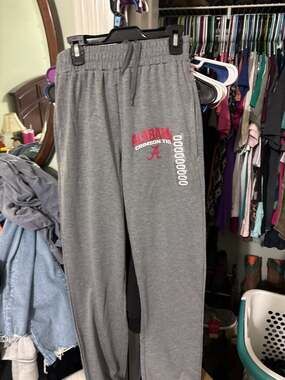 NCAA Alabama Crimson Tide Grey DGFW Jogger Sweatpants
